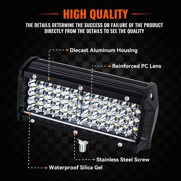 12V 24V Headlight Truck Farm Tractor Boat SUV ATV Light Bar/work Light Car LED Light Bar Offroad 4x4 Spotlights - Image 26