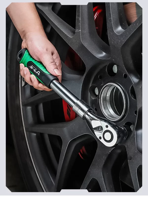 Telescopic Socket Ratchet Wrench for Automotive Repair Adjustable Head - Image 27