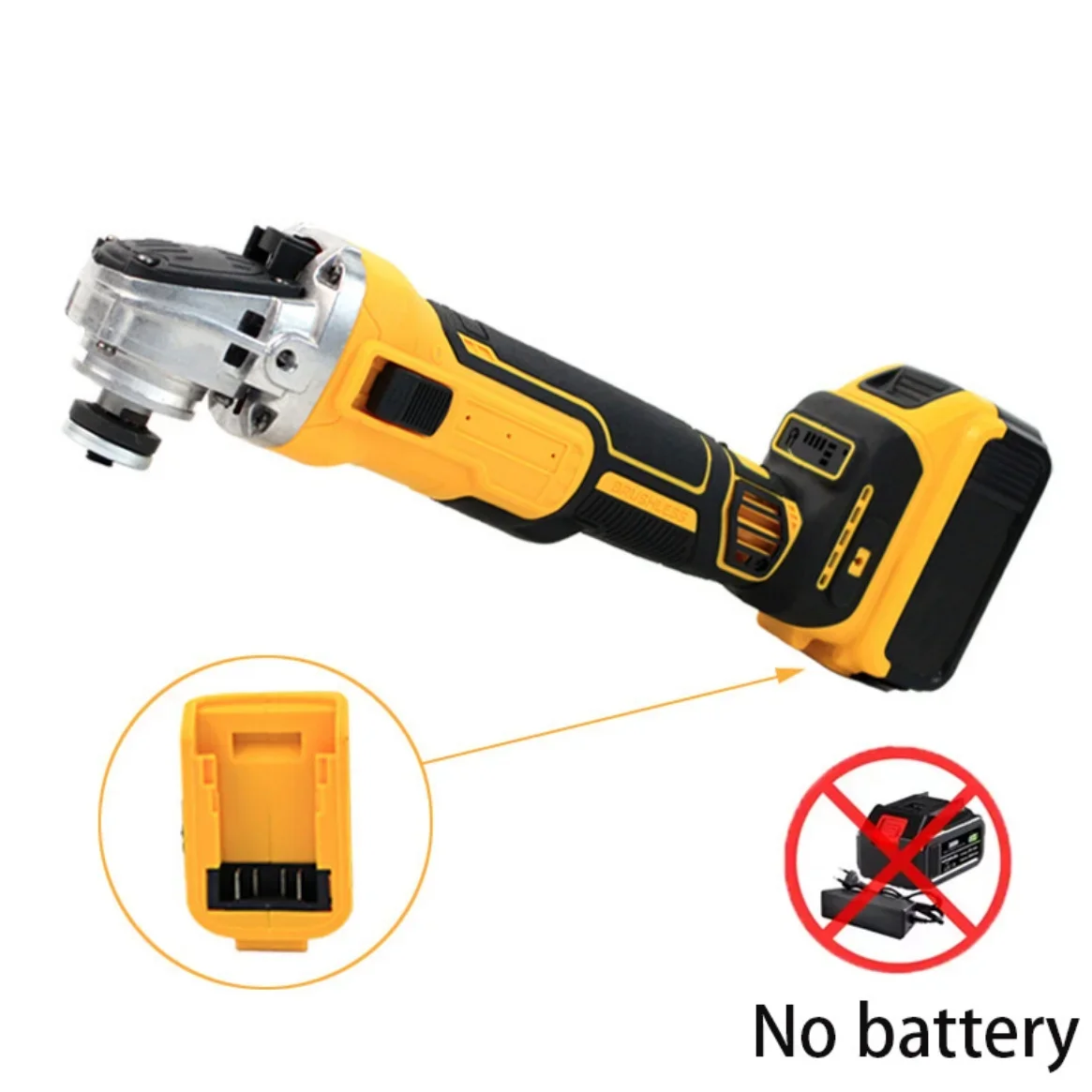 125mm Flat Head Angle Grinder Bare Tool Brushless Power Tool for Metal Cutting - Image 6