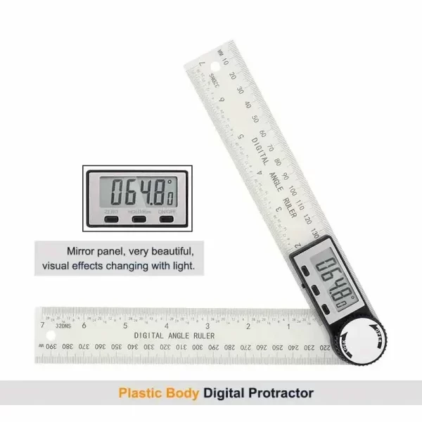 1 PC 2 in 1 Digital Angle Detector Scale Suitable for Woodworking Measurement - Image 7