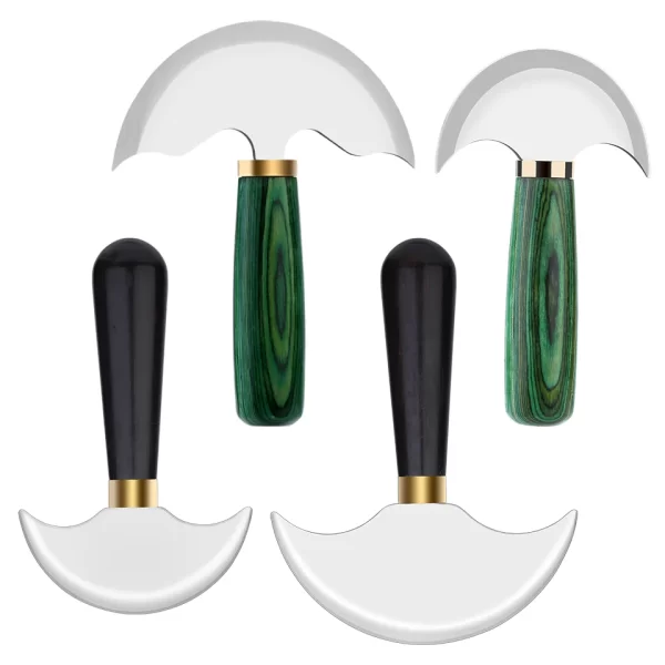 MIUSIE Professional Leather Knife Half Round Blade Leather Craft Knife - Image 11
