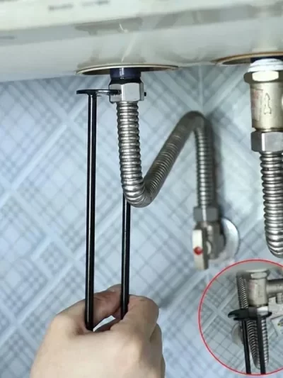 Household Repair Plumbing Tool Flume Sink Wrench Sink Faucet Key Plumbing Pipe Four-claw Hexagon Wrench
