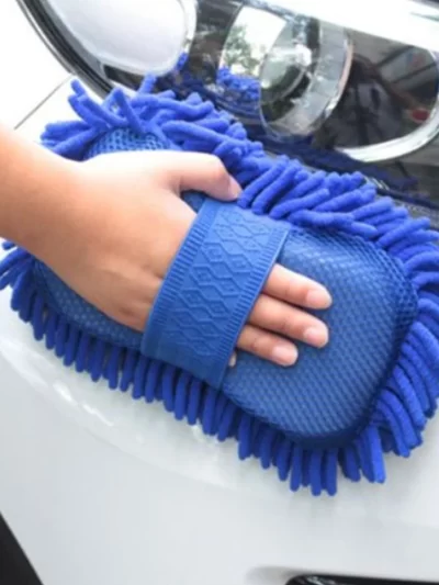 Car Wash Microfiber Chenille Car Wash Sponge Care Washing Brush Pad