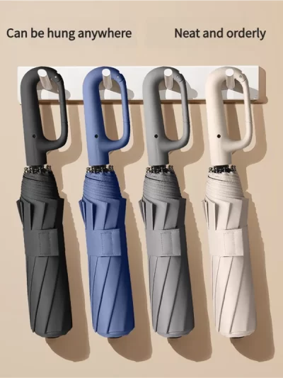 20 Bones Windproof Strong 105CM Reinforced Automatic Folding Umbrella