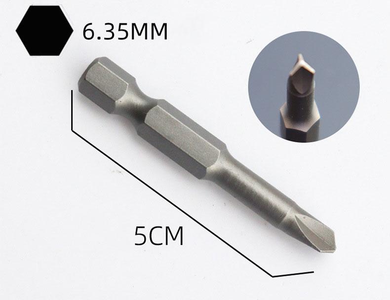 5Pcs Special shaped Screwdriver Set 50mm U-shaped Y-Type Triangle Inner Cross Three Points Screwdriver Bit Tool - Image 13