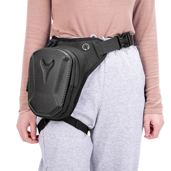 Motorcycle leg bag, waterproof rider waist bag - Image 4