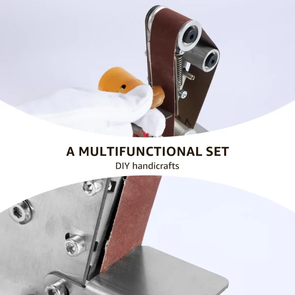 Mini Belt Grinding Machine Tool Sharpening Machine Sanding Grinding Electric - Image 25