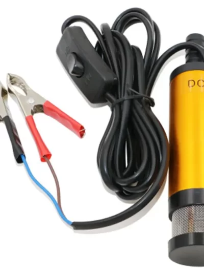Portable Mini 12V 24V DC Electric Submersible Pump For Pumping Diesel Oil Water Aluminum Alloy Shell 12L/min Fuel Transfer Pump
