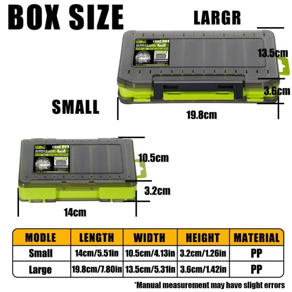 Fishing Tackle Box 14 Compartments Fishing Accessories Lure Hook Storage Case - Image 2