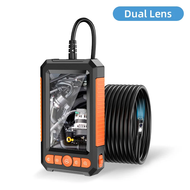 KERUI Industrial Endoscope Camera 4.3 "Single Dual Lens HD 1080P Car Inspection Borescope IP67 Waterproof Sewer Camera With LED - Image 8