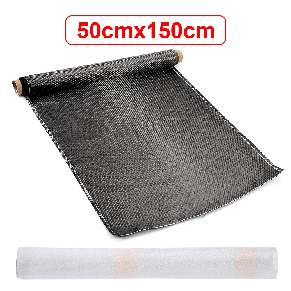 3K 200gsm Carbon Fiber Cloth 50cm/30cm wide Plain Carbon Fabric - Image 9