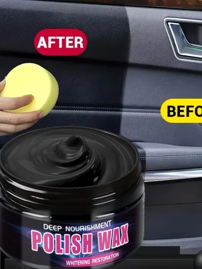 Universal Leather and Plastic Repair Polishing Wax - Automotive interior reconditioning cream