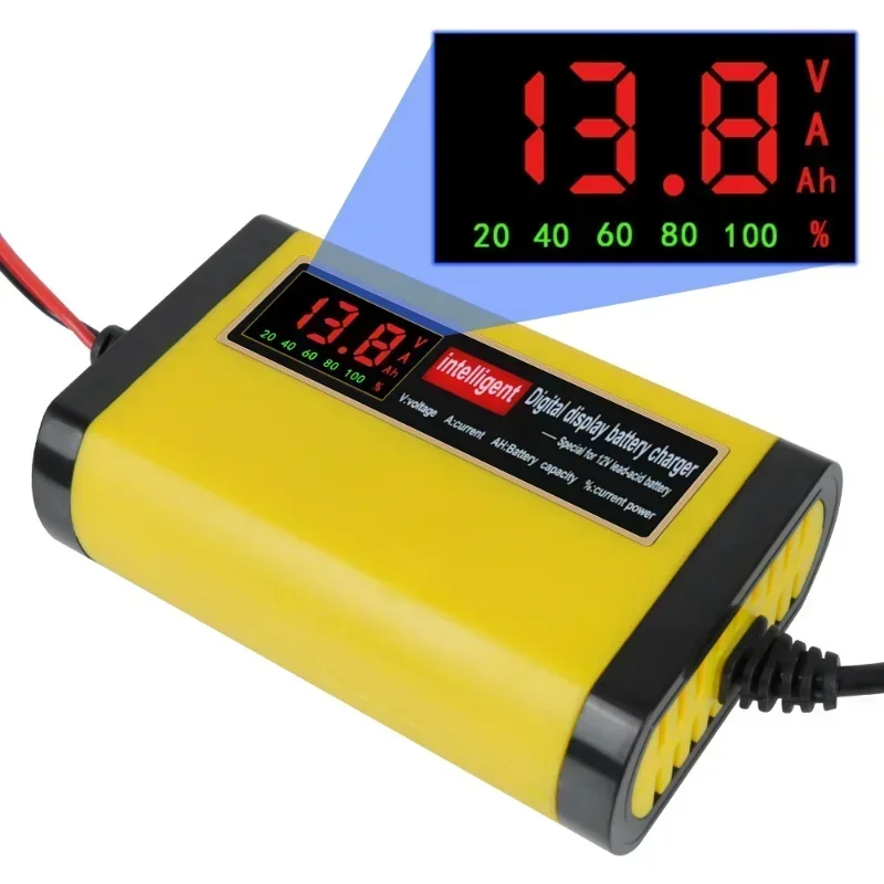 Digital LCD Car Battery Charger 2A – Fully Automatic Charging for AGM, GEL & Lead-Acid Batteries - Image 15