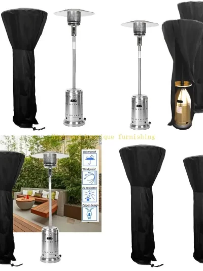L9NB Garden Heater Cover Waterproof Windproof Dustproof Patio Heater Cover Pyramid