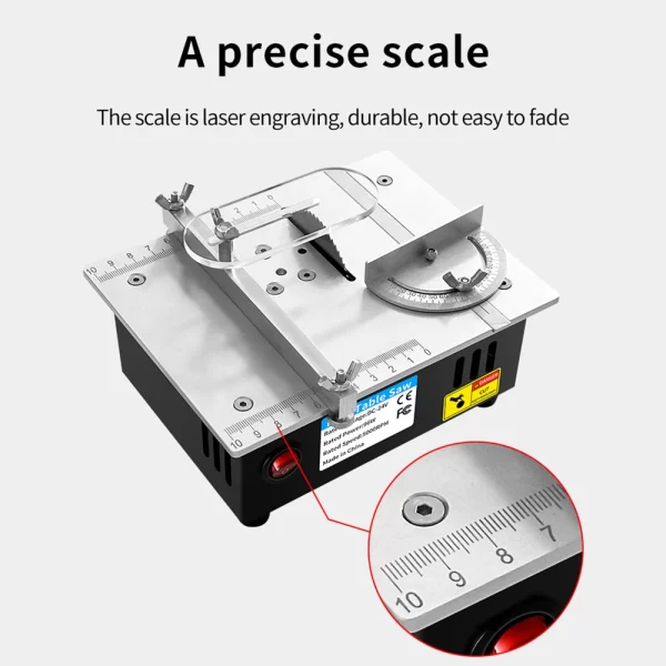 DC24V Household Miniature Woodworking Table Saw Electric - Image 4
