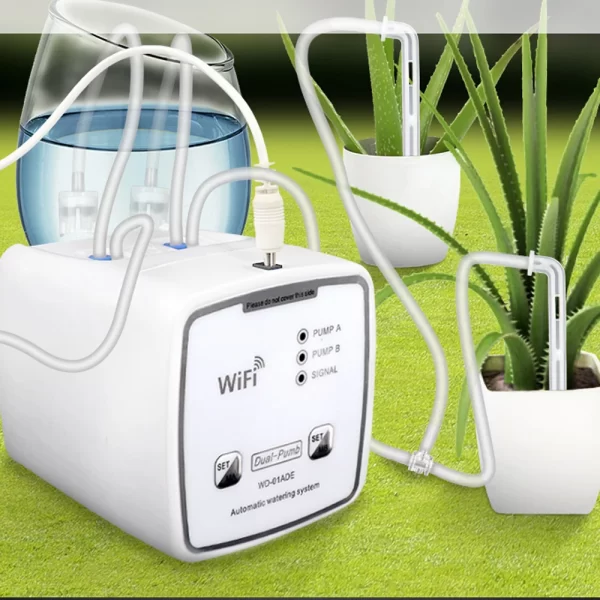 WIFI Intelligent Watering Device Double Pump Timed Automatic Drip Irrigation System
