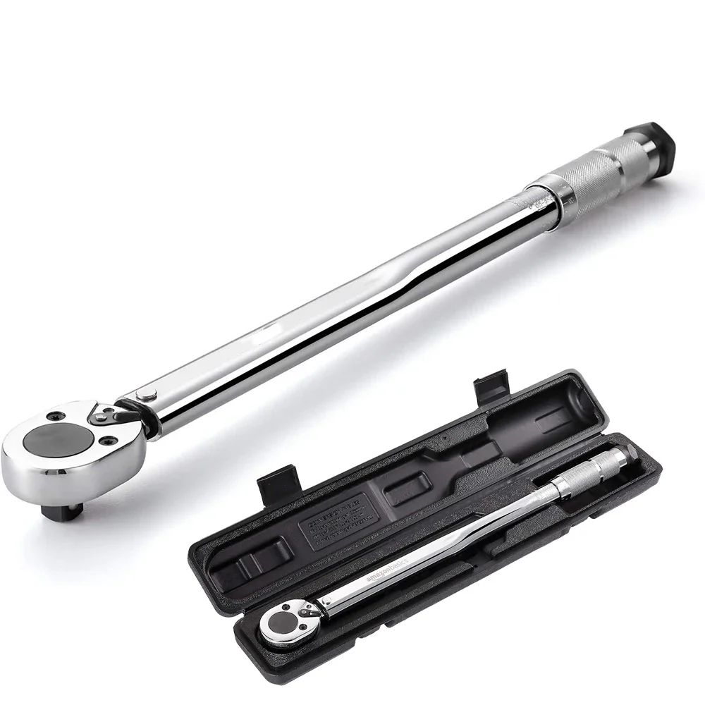 1/4 3/8 1/2-Inch Drive Click Torque Wrench 5-210N.m Square Drive Ratchet Wrench
