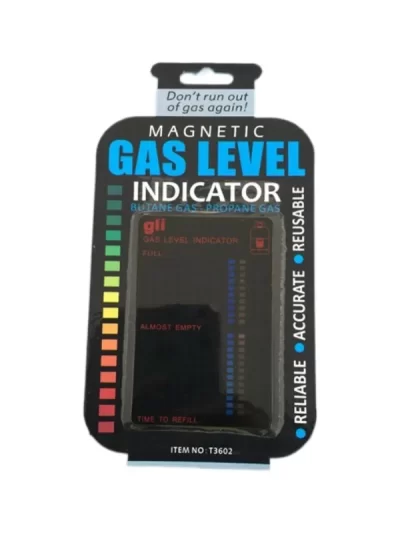 Gas level indicator gas capacity test sticker gas residual pressure gas test card
