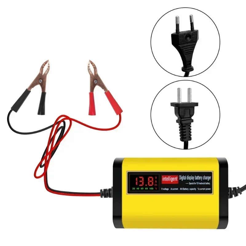 Digital LCD Car Battery Charger 2A – Fully Automatic Charging for AGM, GEL & Lead-Acid Batteries - Image 22