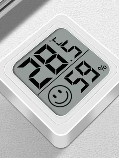 LCD Digital Thermometer Hygrometer Indoor Room Electronic Temperature Humidity Meter Weather Station