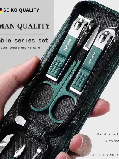 Nail Scissors Set Household High End Mens And Womens Special Nail Clippers Manicure Beauty Tools 6 Piece