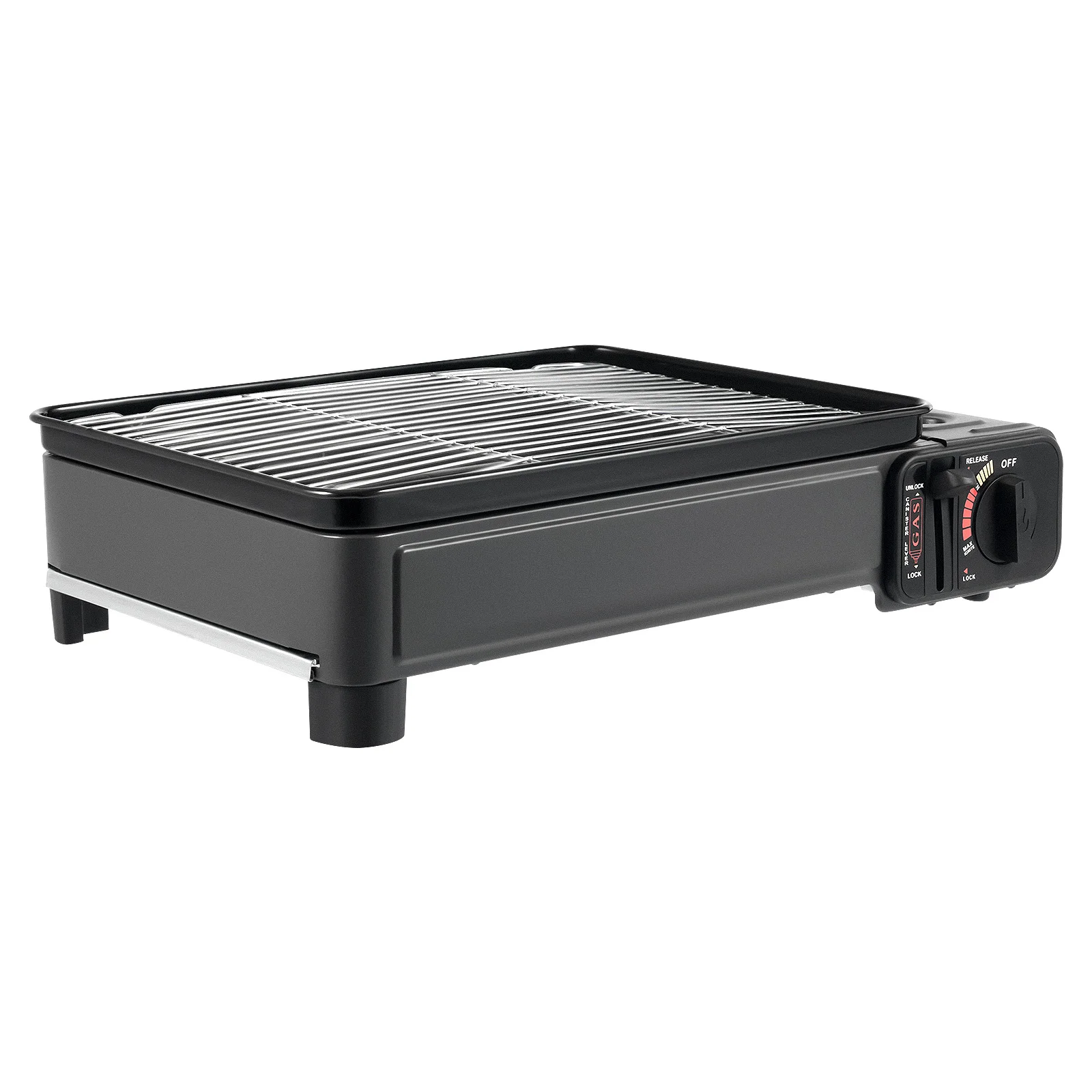 Portable Butane Grill Stove Camping Grill Gas Stove Free Standing BBQ Grill w/Grilling Net Carry Case - Image 18