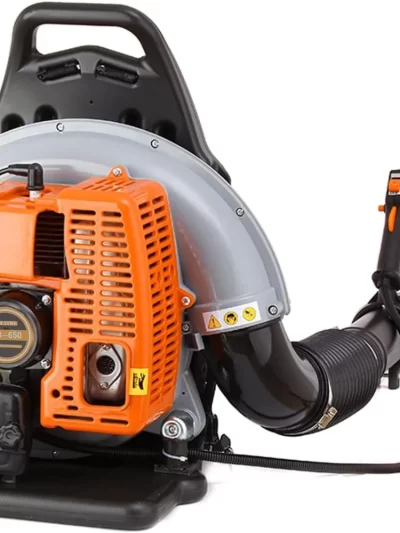 Backpack Gas Powered Leaf Blower, Commercial 2.7kW 850CFM 63CC 4.3HP 2-Stroke Powerful Lightweight Gasoline Grass Lawn Blower