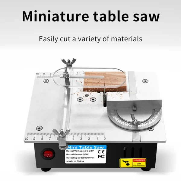 DC24V Household Miniature Woodworking Table Saw Electric - Image 11