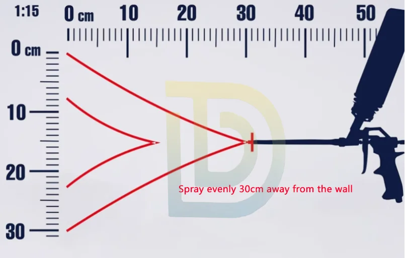 Polyurethane Foam Flat Fan Nozzle Spray Gun Foaming Spray Glue Heat Insulation Foaming Agent Spray Gun and foam nozzles - Image 17