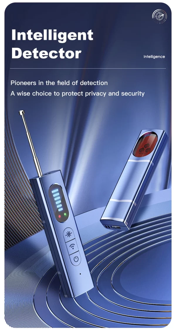Hidden Camera Detector Anti-Spy Car GPS Tracker Listening Device Bug RF Wireless All Signal Scanner Gadget Security Protection - Image 9