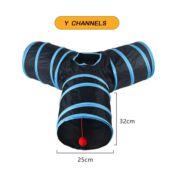 Cat Tunnel Foldable Cat Tunnel Pet Supplies Cat S T Y Pass Play Tunnel - Image 7