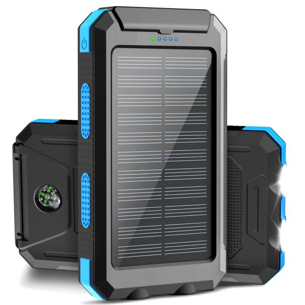 Waterproof Outdoor Solar Power Bank 38800mAh Dual USB Travel Outdoor Solar Mobile Phone Charger Solar - Image 8