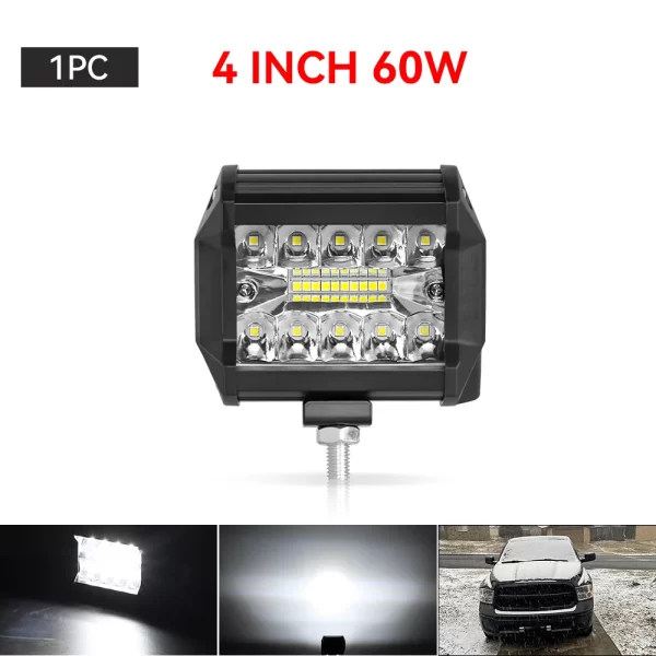 12V 24V Headlight Truck Farm Tractor Boat SUV ATV Light Bar/work Light Car LED Light Bar Offroad 4x4 Spotlights - Image 11