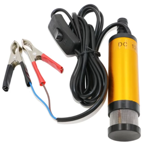 Portable Mini 12V 24V DC Electric Submersible Pump For Pumping Diesel Oil Water Aluminum Alloy Shell 12L/min Fuel Transfer Pump - Image 12