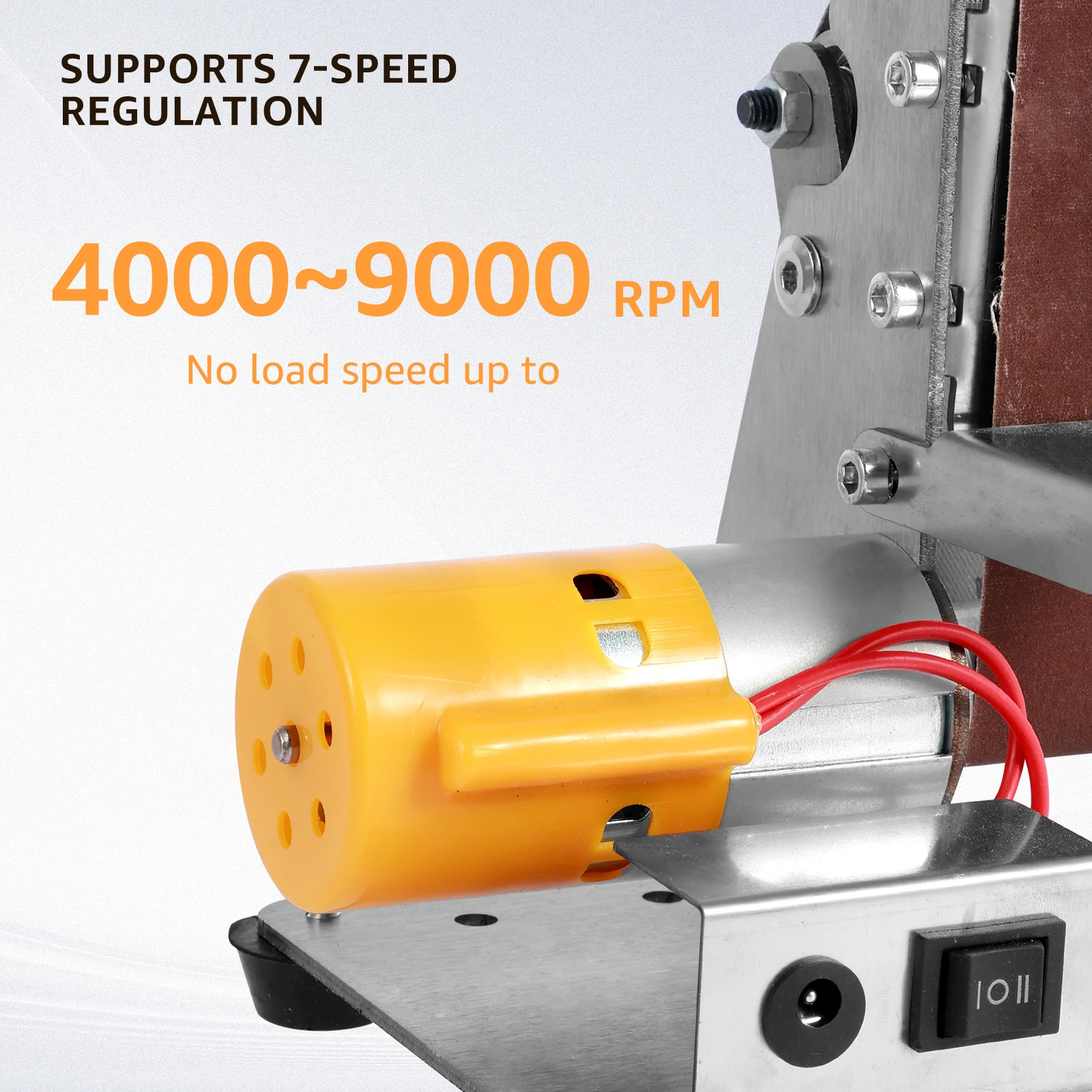 Mini Belt Grinding Machine Tool Sharpening Machine Sanding Grinding Electric - Image 23