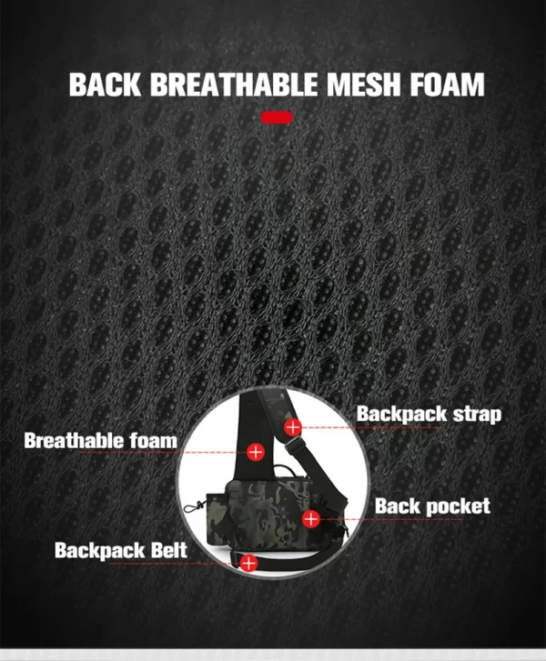 Fishing tackle, shoulder bag, storage bag, portable fishing rod holder - Image 32