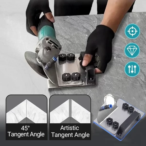 Stainless Steel 45-Degree Chamfer Tool For Angle Grinders - Image 2