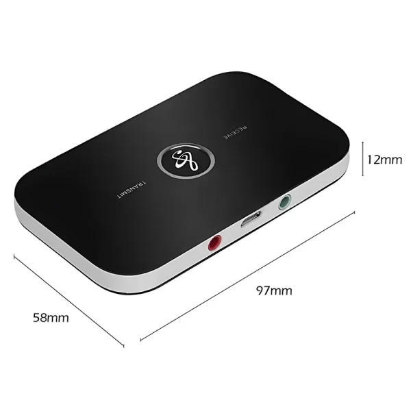 B6 2 IN 1 Bluetooth 5.3 Audio Transmitter Receiver 3.5mm AUX Jack RCA USB Dongle Music Wireless Adapter For Car PC TV Headphone - Image 12