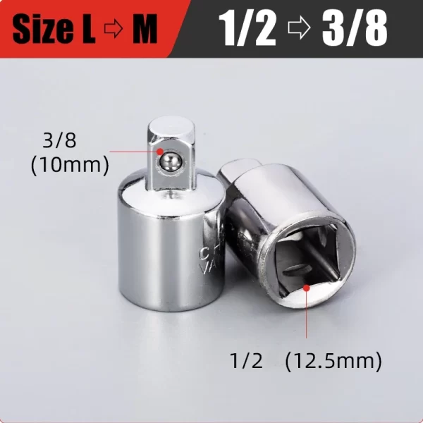 Telescopic Socket Ratchet Wrench for Automotive Repair Adjustable Head - Image 9