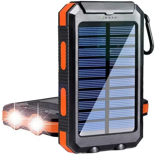 Waterproof Outdoor Solar Power Bank 38800mAh Dual USB Travel Outdoor Solar Mobile Phone Charger Solar - Image 7