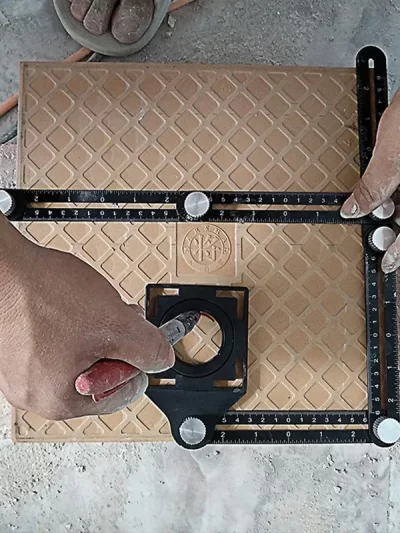 6 Fold Set Construction Angle Measuring Ruler Aluminum Alloy