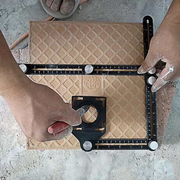 6 Fold Set Construction Angle Measuring Ruler Aluminum Alloy