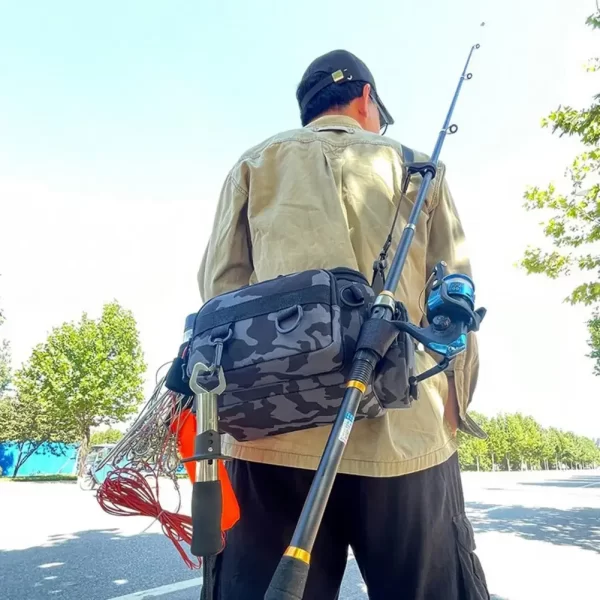 Fishing tackle, shoulder bag, storage bag, portable fishing rod holder - Image 16