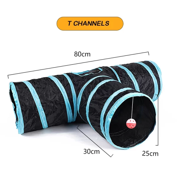 Cat Tunnel Foldable Cat Tunnel Pet Supplies Cat S T Y Pass Play Tunnel - Image 9