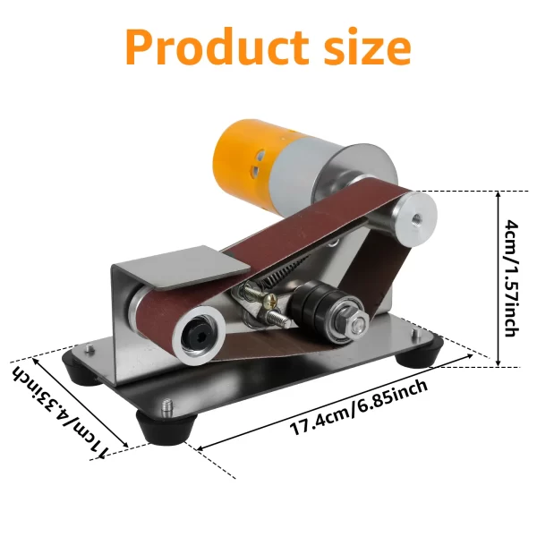 Mini Belt Grinding Machine Tool Sharpening Machine Sanding Grinding Electric - Image 6