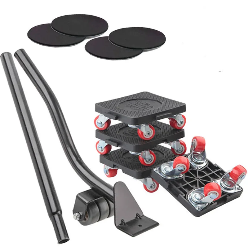 Furniture Moving Transport Roller Set Removal Lifting Moving Tool Set
