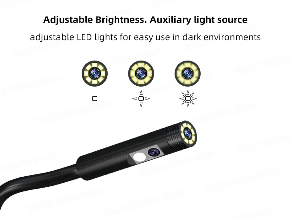 KERUI Industrial Endoscope Camera 4.3 "Single Dual Lens HD 1080P Car Inspection Borescope IP67 Waterproof Sewer Camera With LED - Image 17