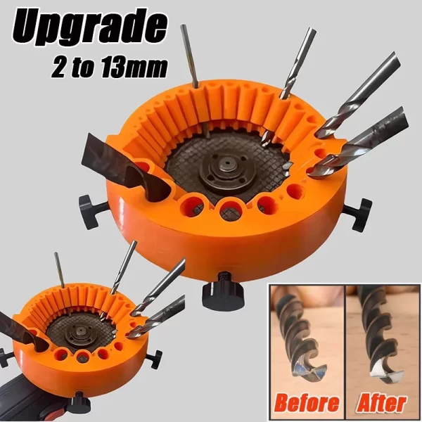 Upgrade 118 Degree Angle Grinder Drill Bit Sharpener