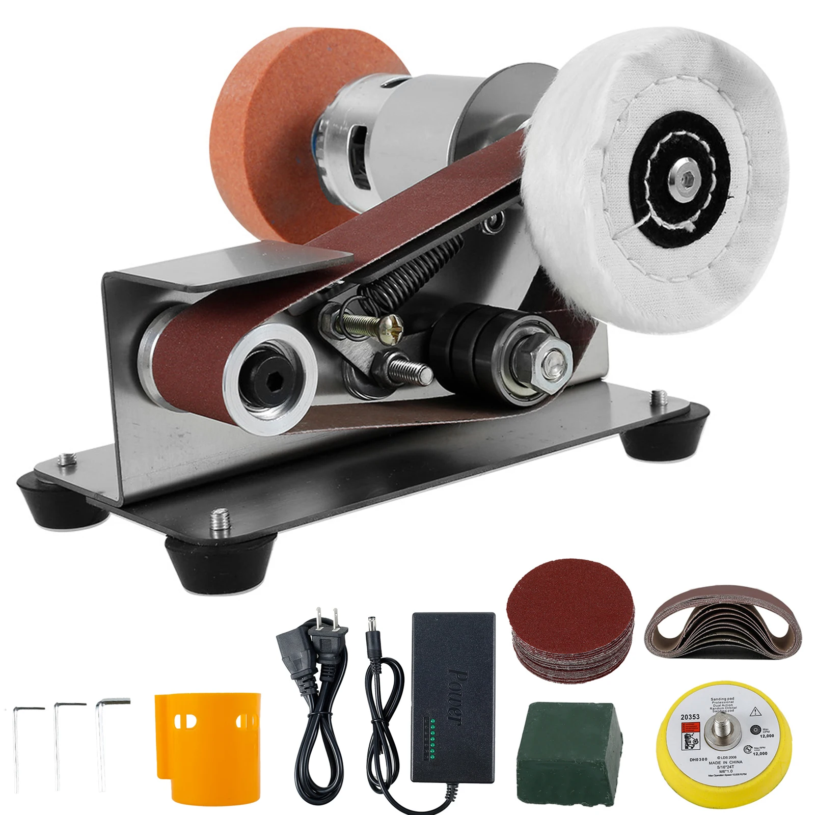 Mini Belt Grinding Machine Tool Sharpening Machine Sanding Grinding Electric
