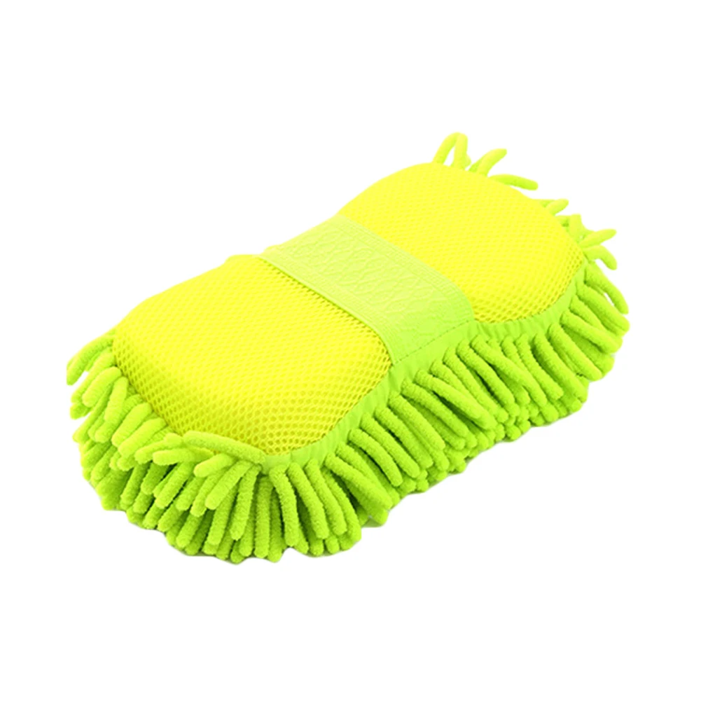 Car Wash Microfiber Chenille Car Wash Sponge Care Washing Brush Pad - Image 7